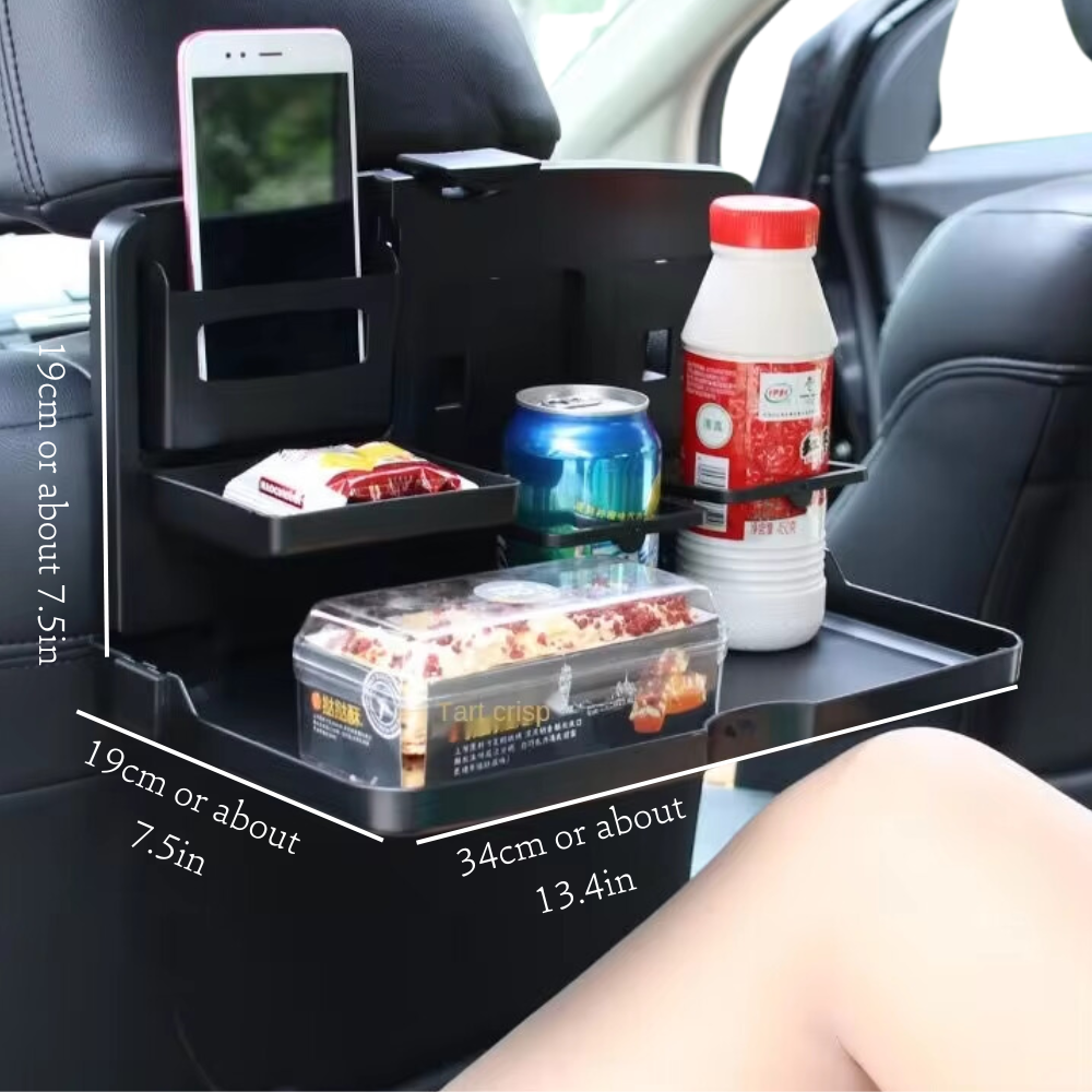Tafel voor op de achterbank van de auto
