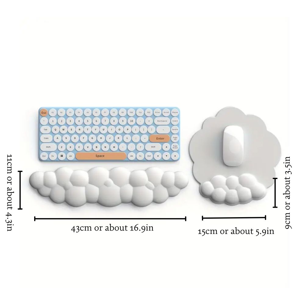 Cloud Cushion Handsteun (Toetsenbord + Muis)