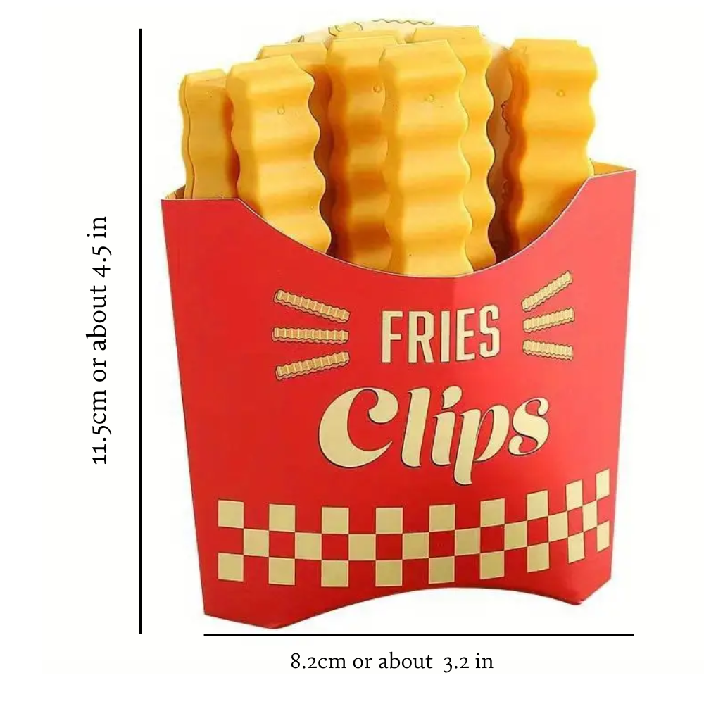 Franse frietjes sluitclip (12 stuks)