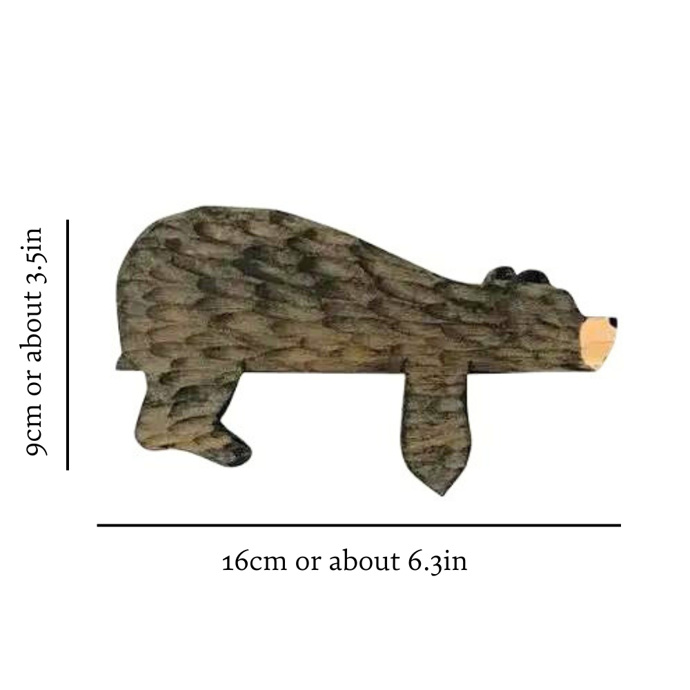 Houten Beren Deuropvuller