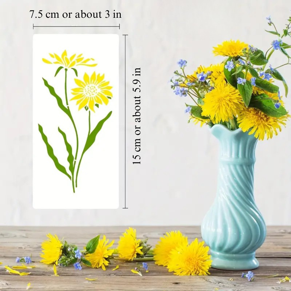 Sjablonen voor botanische stencils (18 st.)