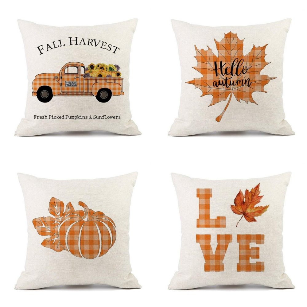 Plaid Kussenhoezen voor de Herfst