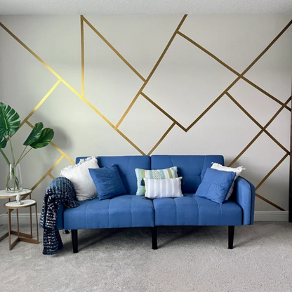 Elegante gouden sticker