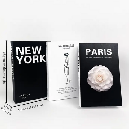 Designer Decoratieve Boeken (Set van 3 Boeken)