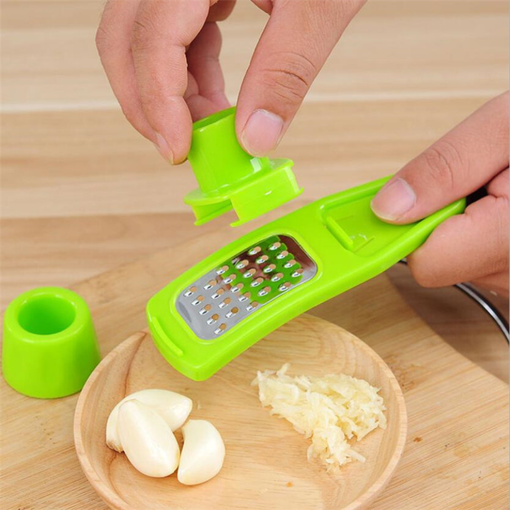 Multifunctionele knoflookpers