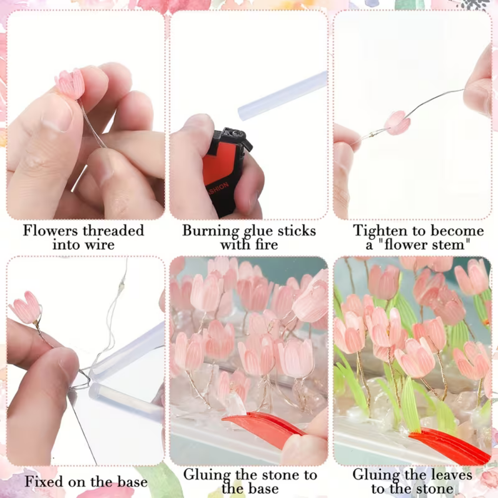 TulipsGlow™ | Bloesemlamp Box