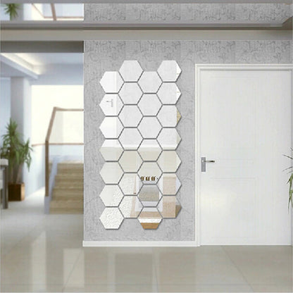 Spiegel Wanddecoratie (12 Stuks)