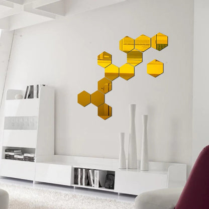 Spiegel Wanddecoratie (12 Stuks)