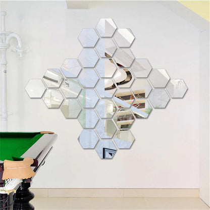 Spiegel Wanddecoratie (12 Stuks)