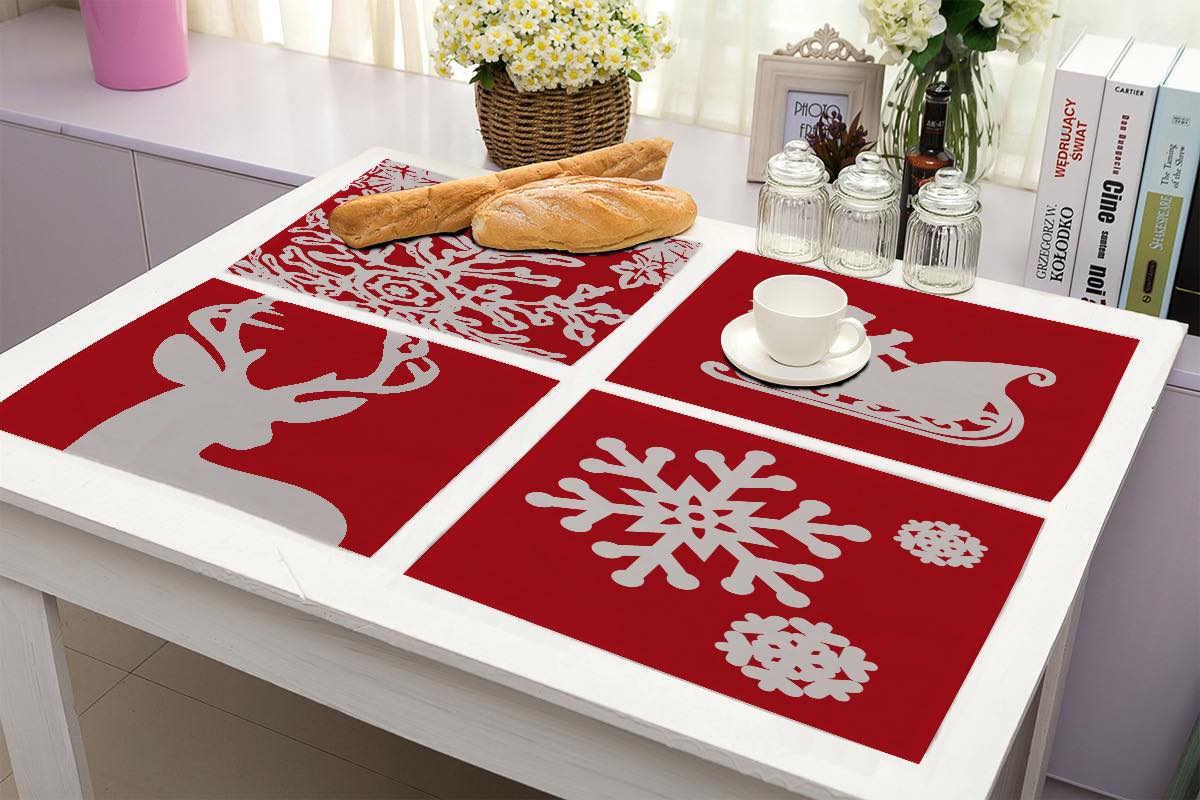 All I Want Voor Kerstdiner Placemats