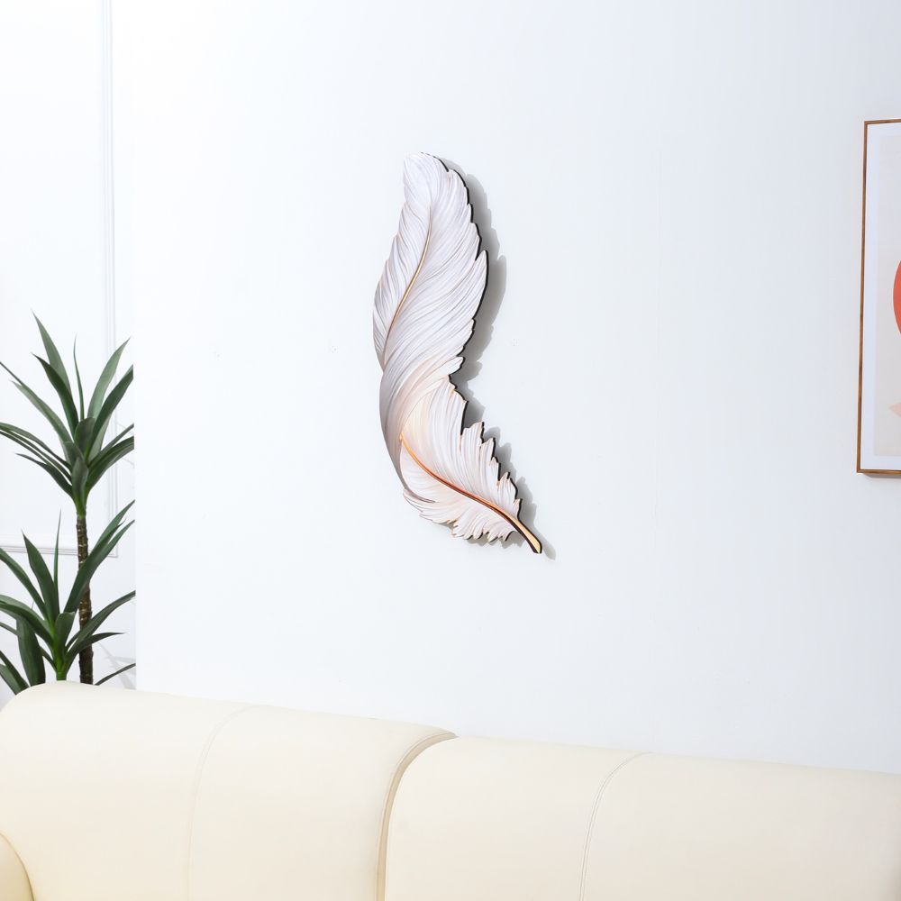 Creatieve Veren Wandlamp