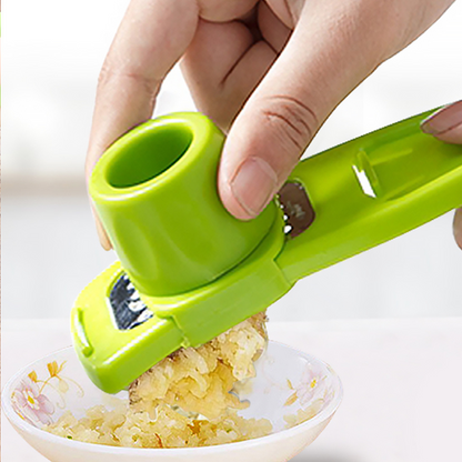Multifunctionele knoflookpers