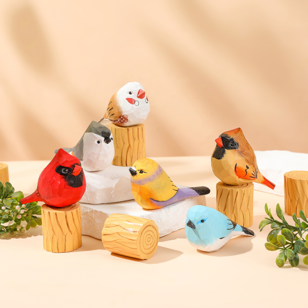 Miniatuur Vogelfiguurtjes