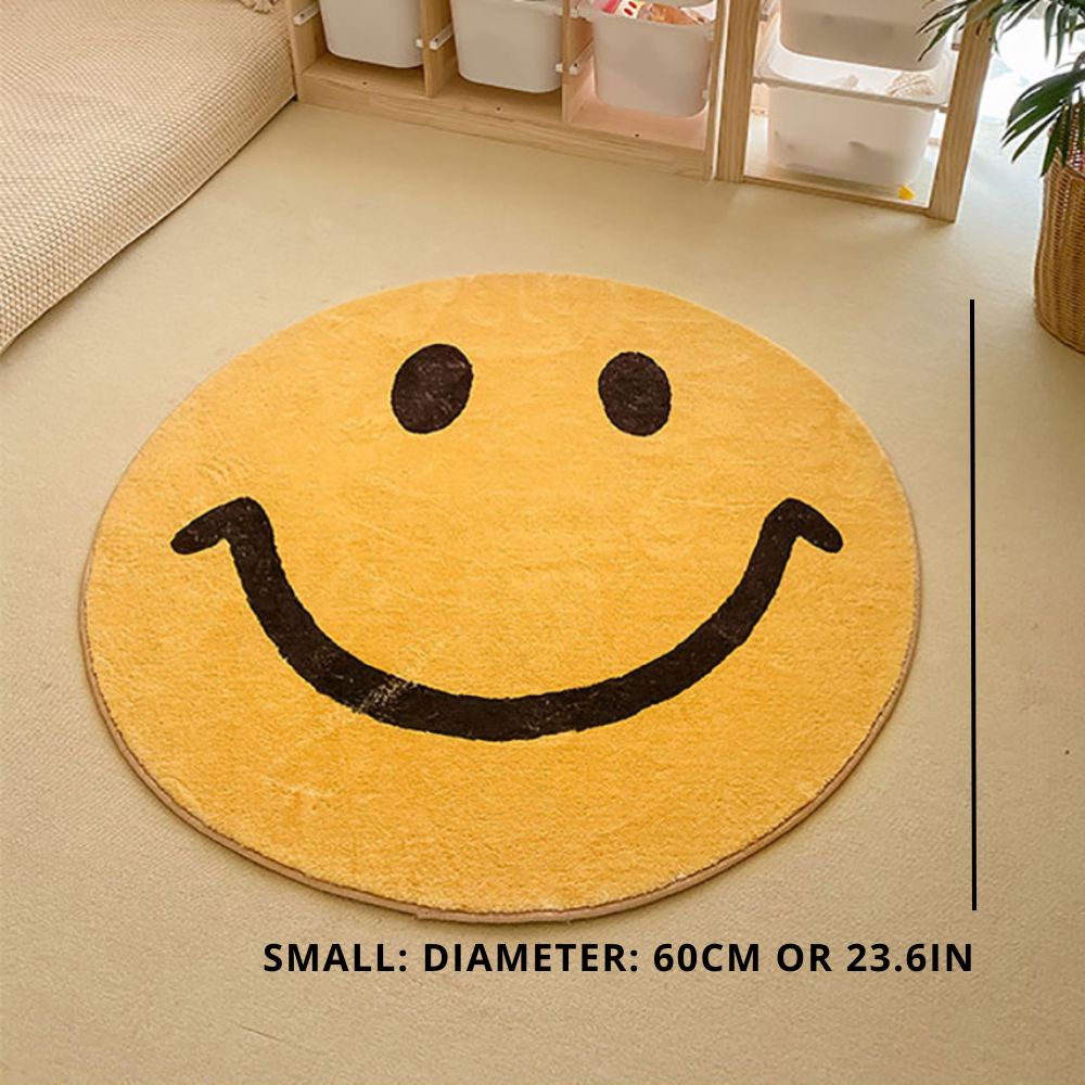 Smiley Gezicht Vloerkleed
