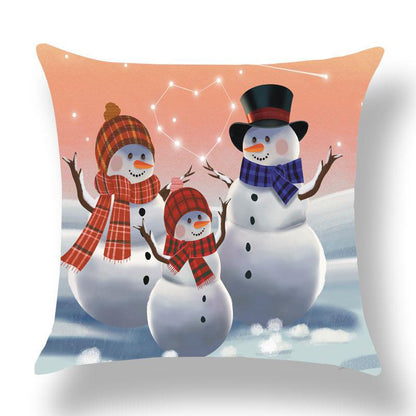 Sneeuwfamilie Kussenhoezen