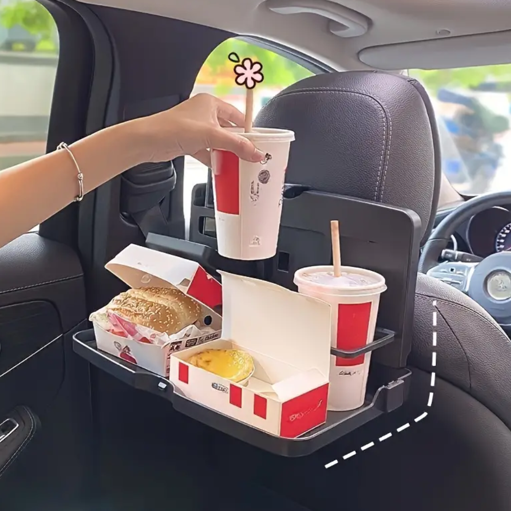 Tafel voor op de achterbank van de auto