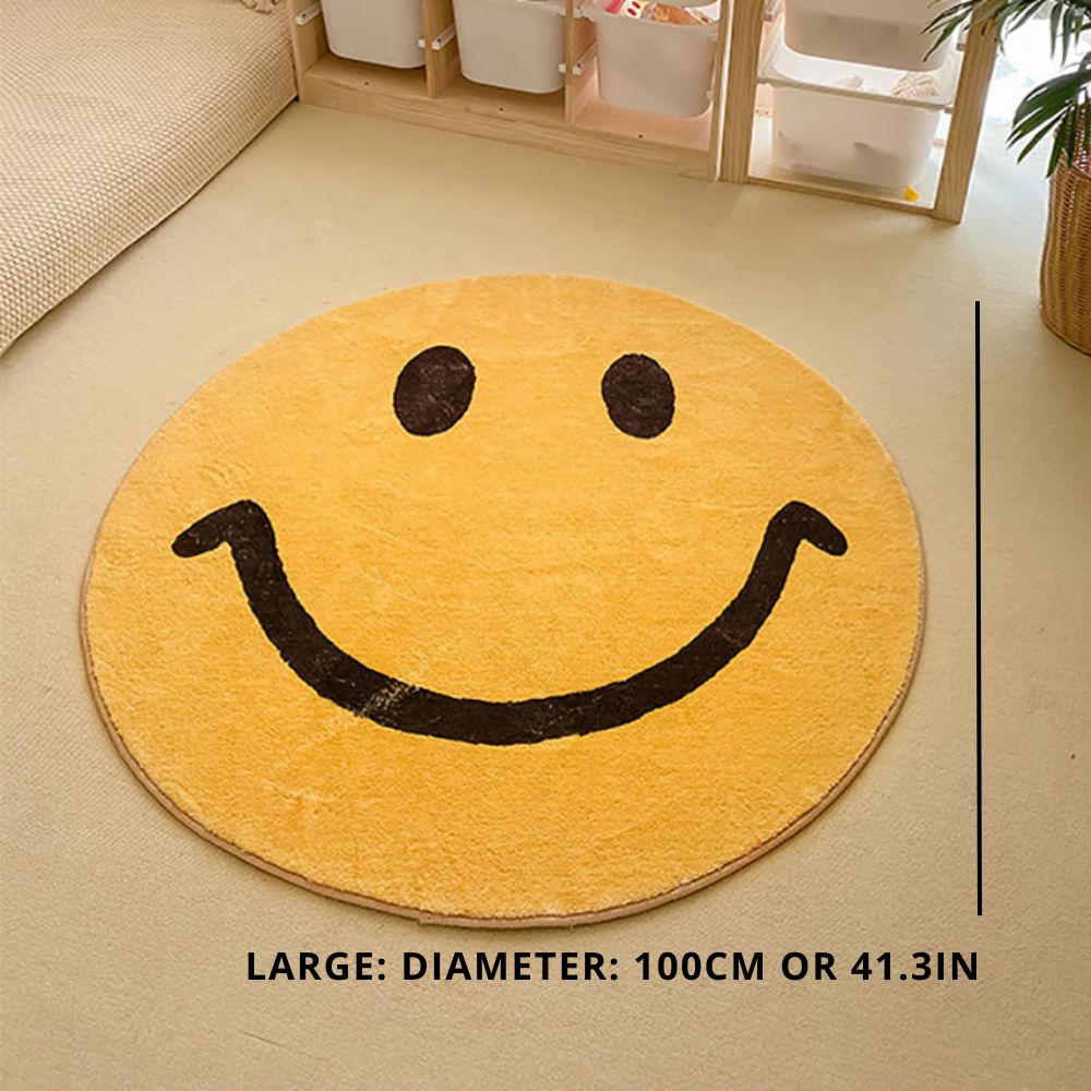 Smiley Gezicht Vloerkleed