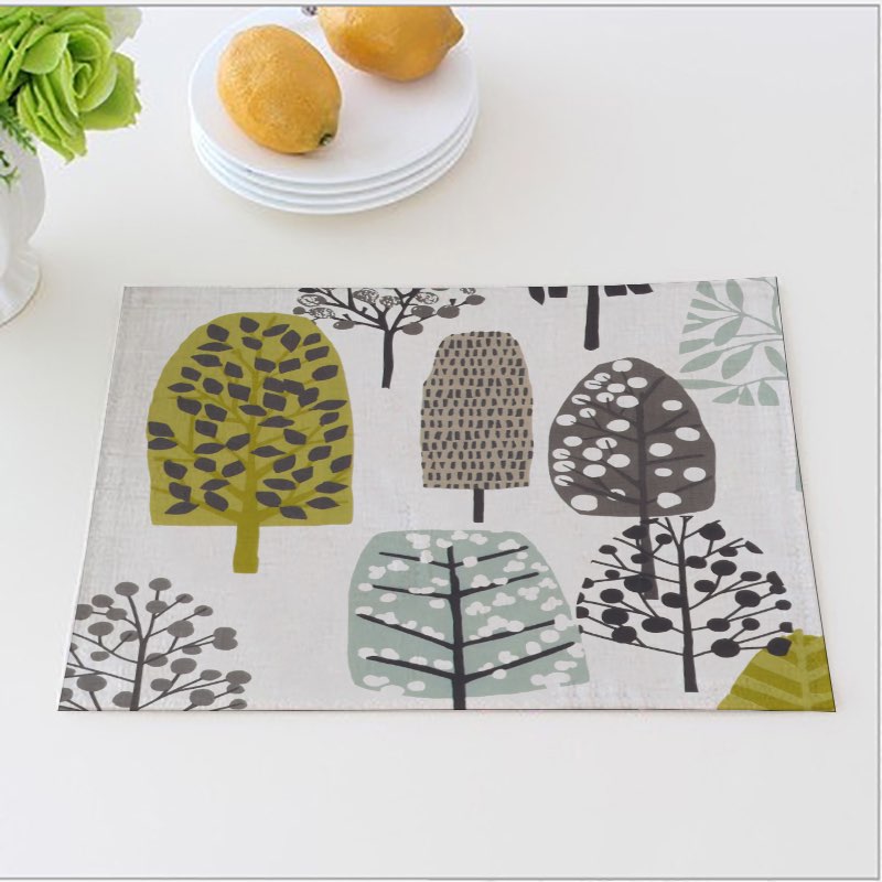Dinermatten met natuurthema