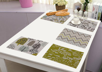 Dinermatten met natuurthema