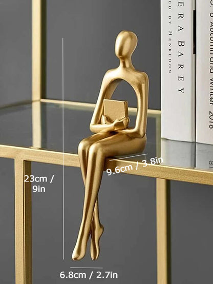 Gouden Abstracte Beeldjes