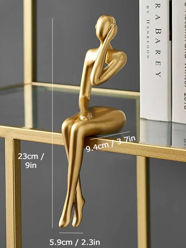 Gouden Abstracte Beeldjes