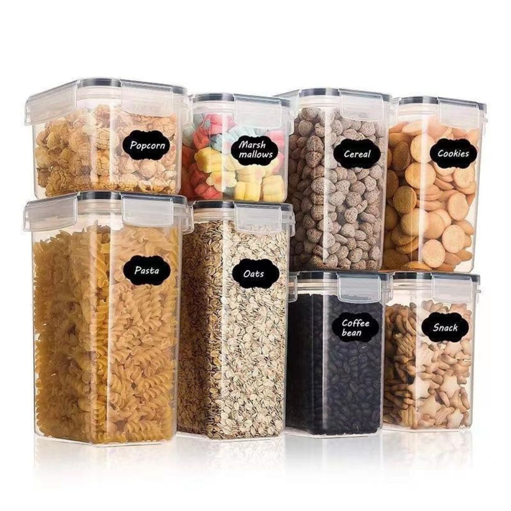 Luchtdichte voedselbewaardoos set (8 stuks)