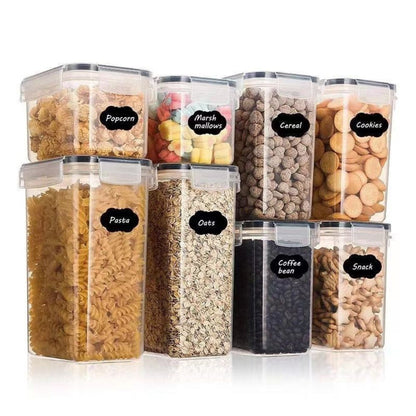 Luchtdichte voedselbewaardoos set (8 stuks)