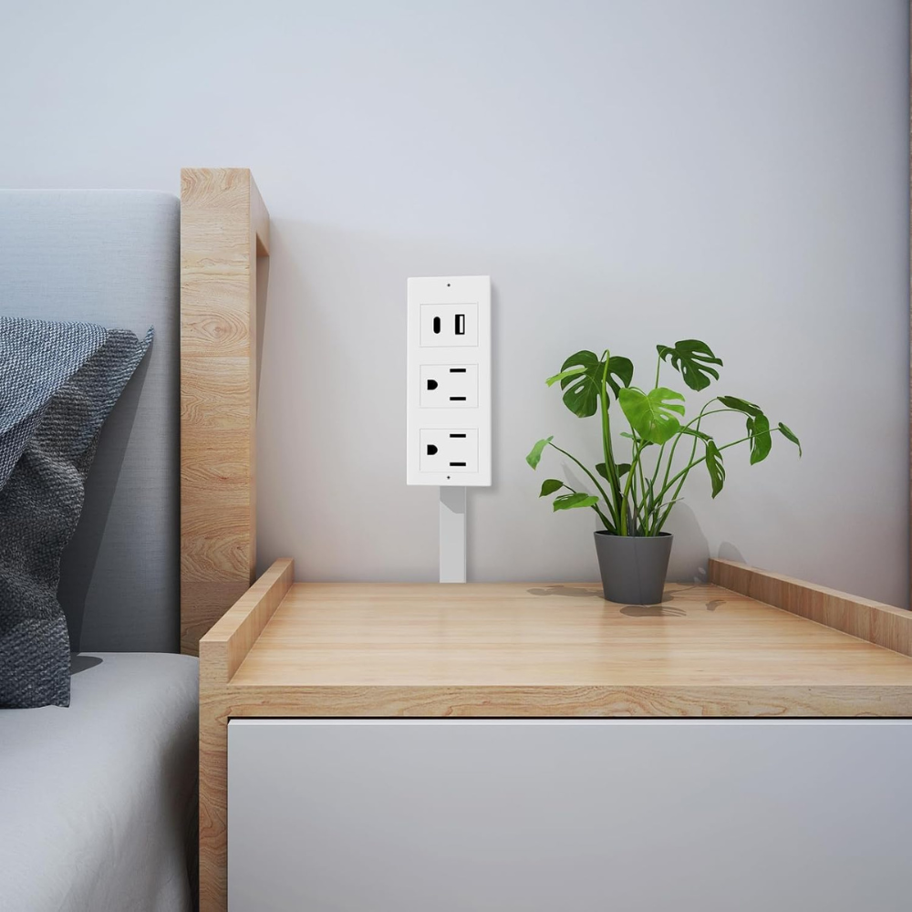 SpinSocket™ | Uitschuifbaar draaibaar stopcontact
