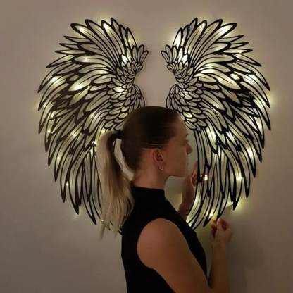 Vleugels van Engel Wanddecoratie (met LED-verlichting)