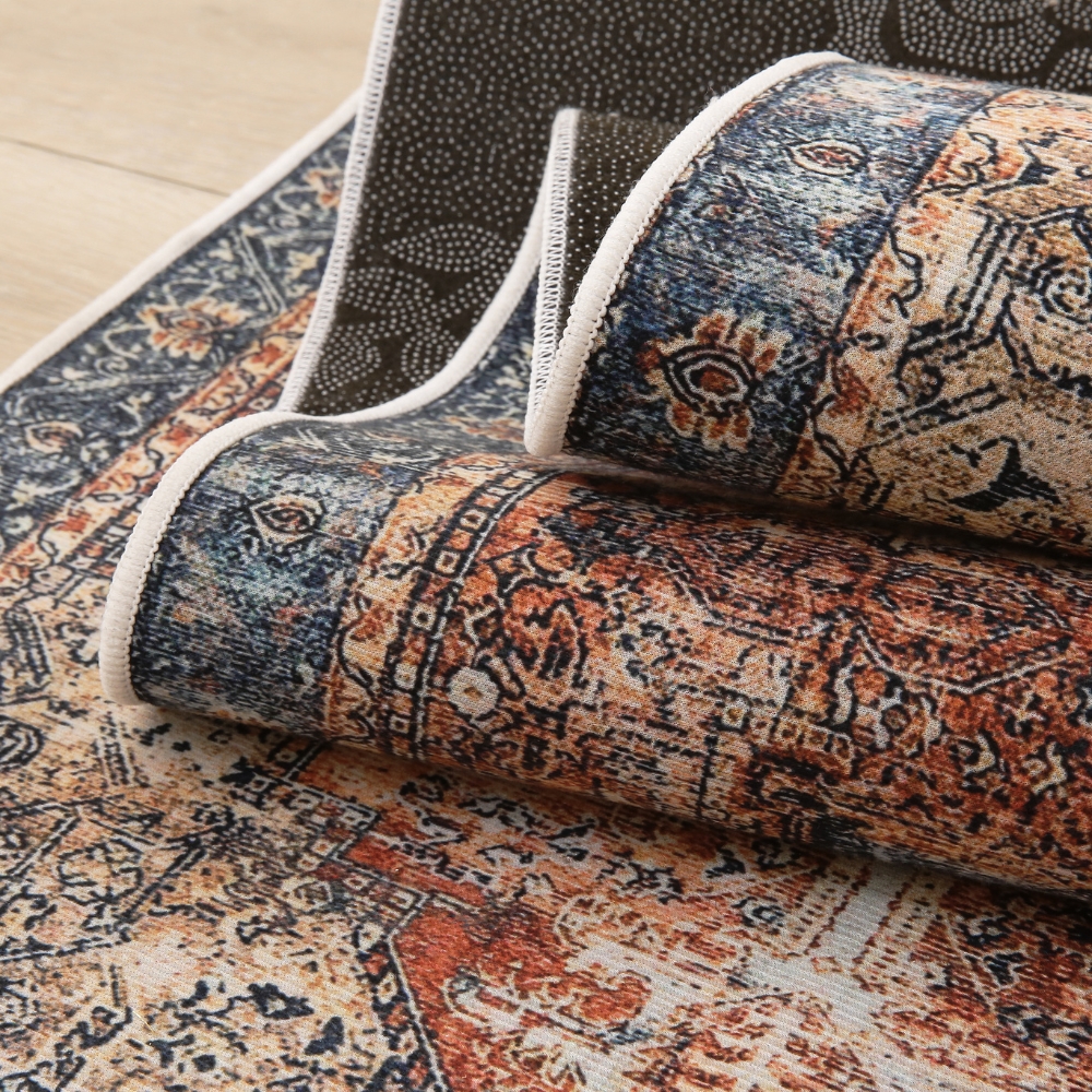 Vloerkleed in vintage stijl