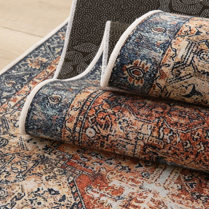 Vloerkleed in vintage stijl
