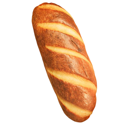 Pluchen stokbroodkussen