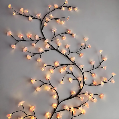 Lichtjes in kersenboom