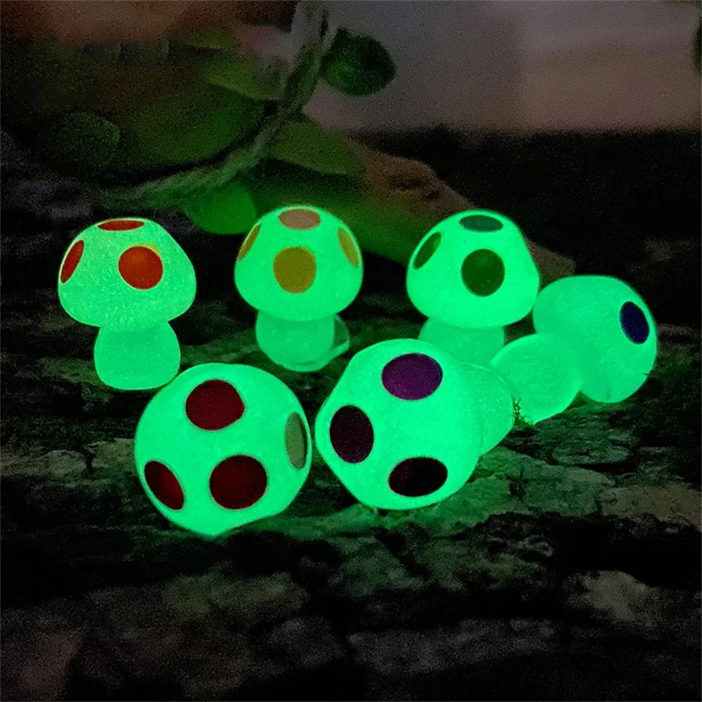 Glinsterende Paddenstoel Decoratie (8 stuks)
