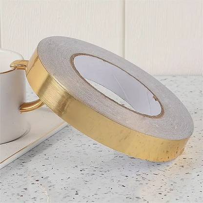 Elegante gouden sticker