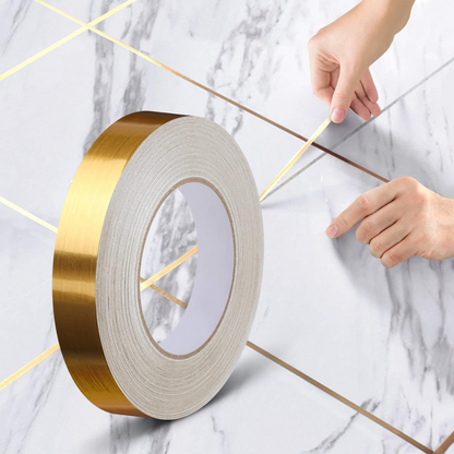 Elegante gouden sticker