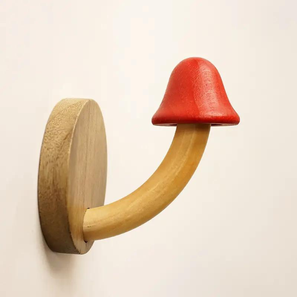 Creatieve Houten Paddenstoelhaak
