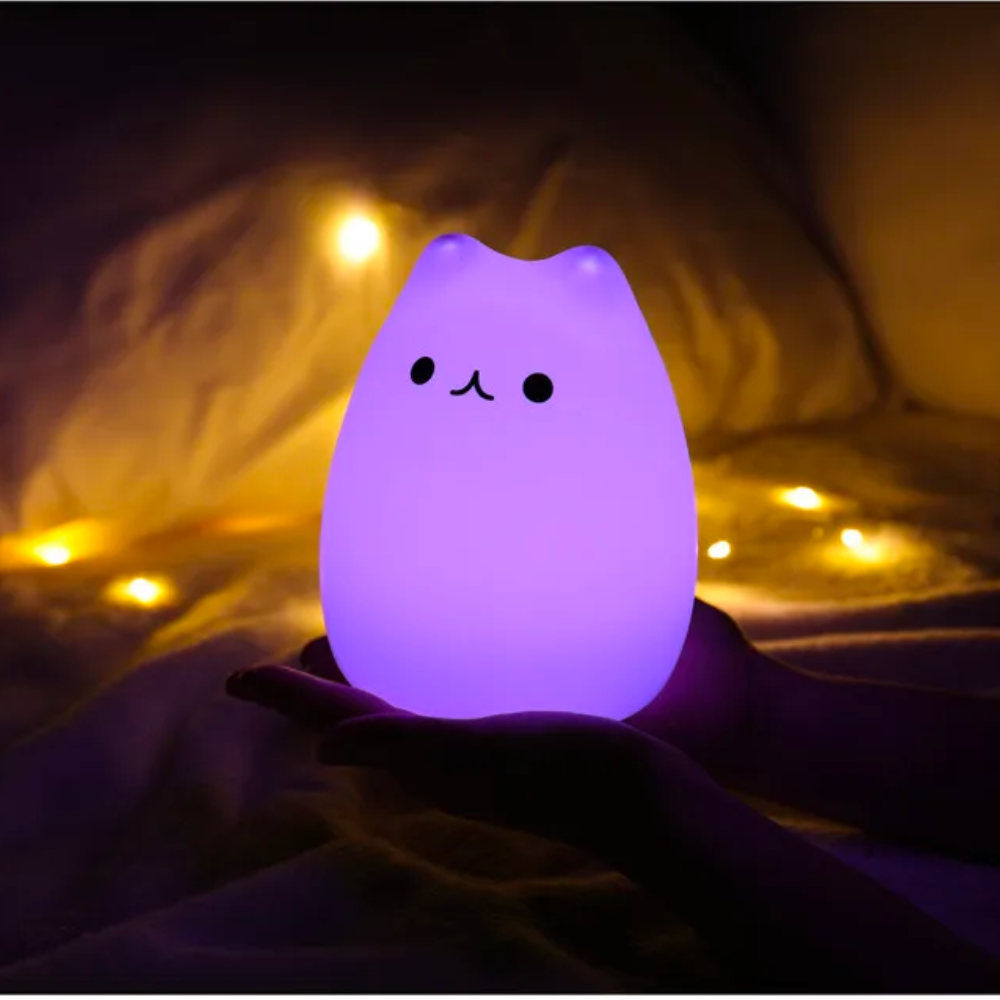 Nachtlampje in de vorm van een kat