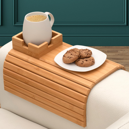 SofaServe™ | Houten bank dienblad