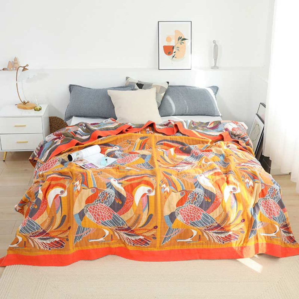 Vogel katoenen quilt