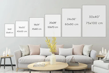 Sterrenkijken Canvas Schilderij (5-delige set)