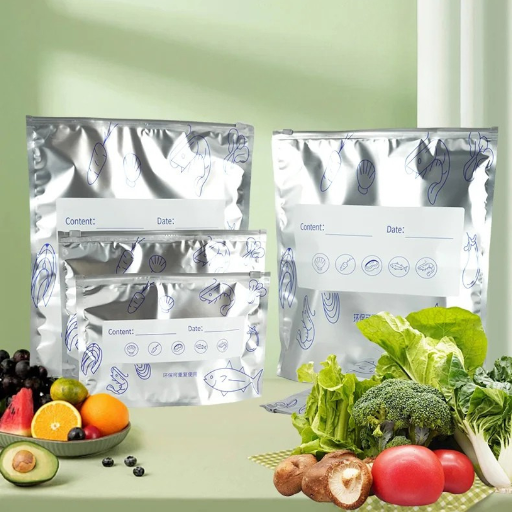 FreshKeeper™ | Aluminium Herbruikbare Zakjes (10 stuks)