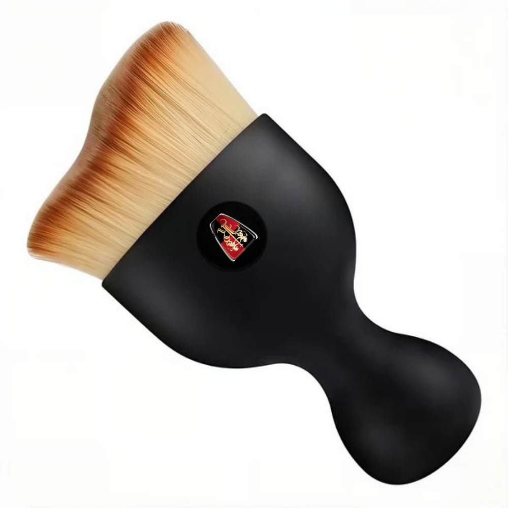 Interieurstofdoek met zachte borstelharen