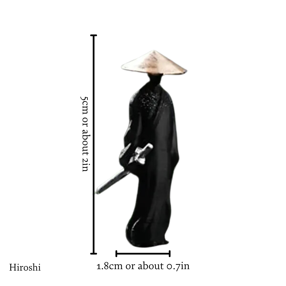 Japanse Youxia Autodecoratie (Set van 3 Krijgers)
