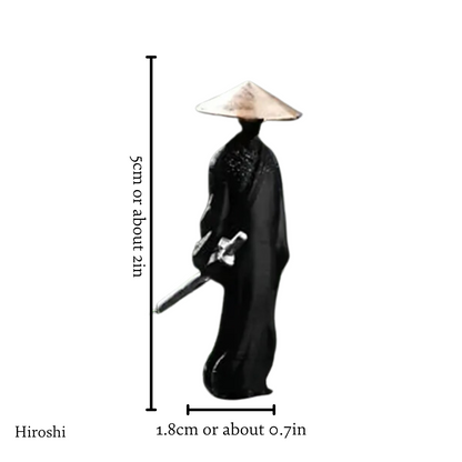 Japanse Youxia Autodecoratie (Set van 3 Krijgers)