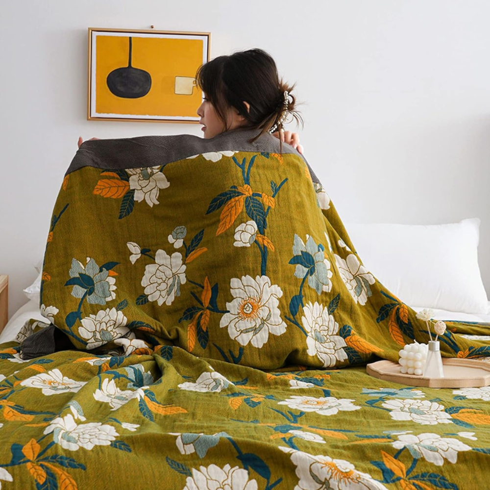 Olijf Bloesem Quilt