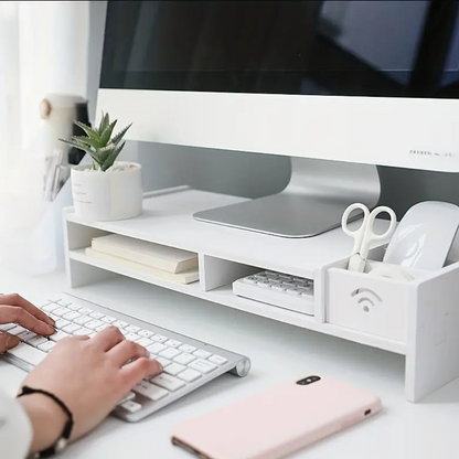 Monitorstandaard Bureau Organizer