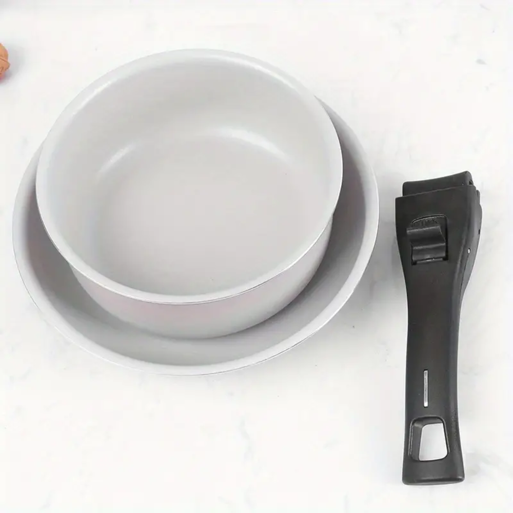 Pannenset met afneembare handgrepen