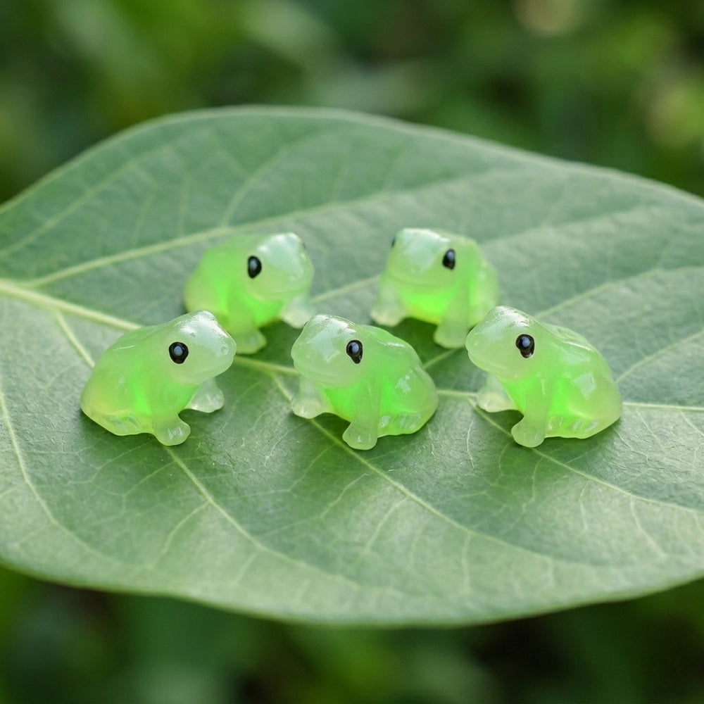 Glow-in-the-Dark Kikker Plantdecoratie