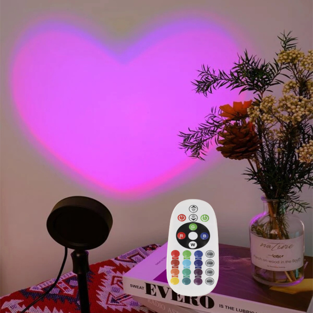 Hart Gloed Zonsondergang Lamp